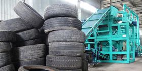 Processing plant of rubber products (wheels)