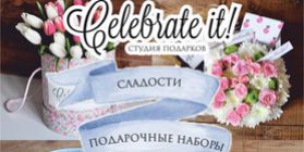 Celebrate it! — order flowers, sweets, and personalized gifts