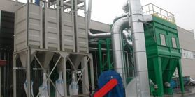 Plant for processing of tires
