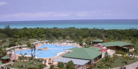 Construction of hotel, hostel, holiday hotel on the coast of Cuba