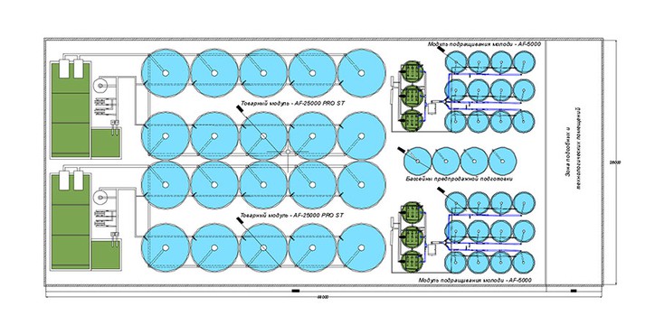 Схема рыбной фермы