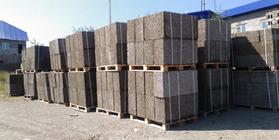 The production of concrete blocks