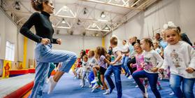 Kids sports center gymnastics and development